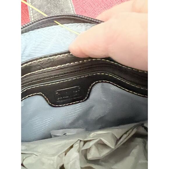 NWT Madi Claire Leather Croc Bronze and Gray Crossbody Purse Bag - Picture 12 of 12